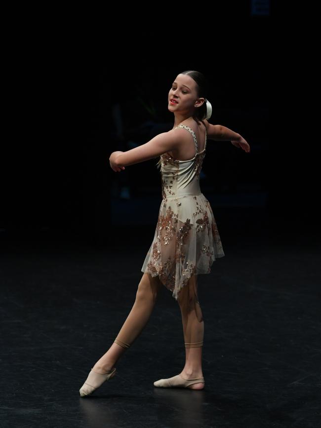 Townsville Eisteddfod. Modern Dance. Age 10. Slow Tempo Solo. Eva Bastin-Byrne. Picture: Evan Morgan