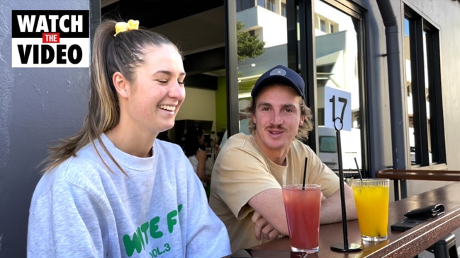 NT News hits the Darwin CBD to see the winter woollies