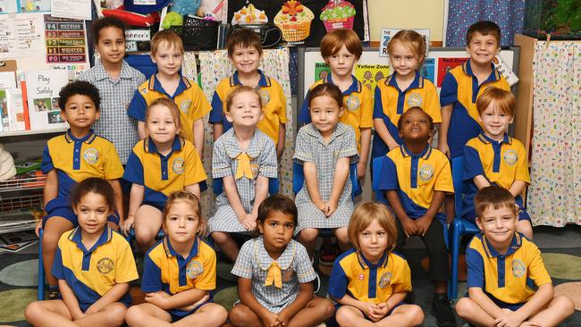 OONOONBA STATE SCHOOL Prep O Alison O'Connor. Picture: Shae Beplate. Oonoonba State School Prep O TEACHER: Alison O'Connor TEACHER AIDE: Debbie Sullivan TEACHER AIDE: Denise McGimpsey BACK: Athena, Elliot, Flynn McGill, Louis Matthews, Kiarli Foreman, Stirling Good. MIDDLE: Magnus, Sidnee Achilles-Hogan, Audrey Olsen, Hannah Moore, Sophia Gasore, Jett Leech. FRONT: Josie Nait Zineb, Tilly Faulds, Lilliarna Wilson, Billy Carr, Zach.