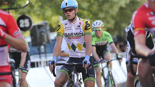 Steele Von Hoff  before the start of the Peoples Choice Classic in the Adelaide CBD this week. Picture: AFP