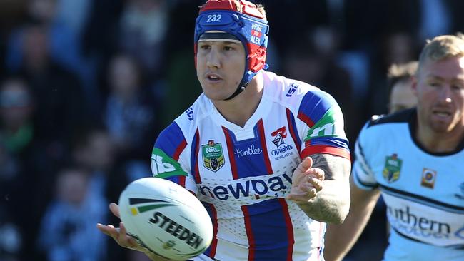 Trent Hodkinson tried hard for the Knights.