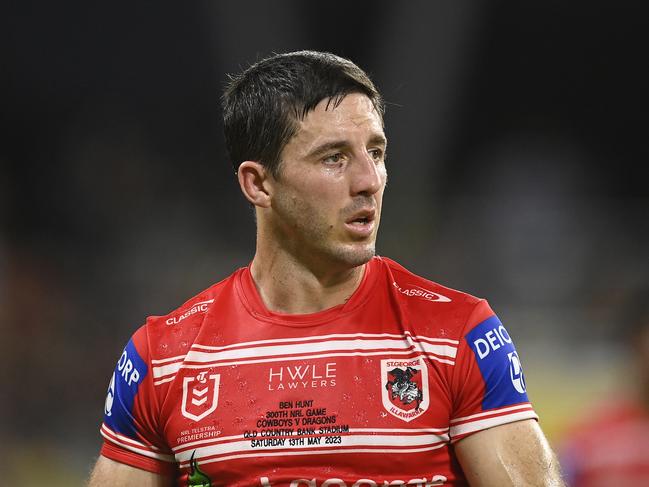 Will Ben Hunt see out his Dragons contract? Picture: Ian Hitchcock/Getty