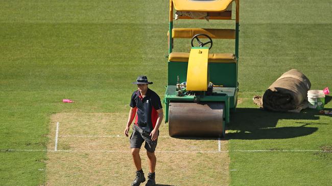 MCG curator Matt Page has been under plenty of pressure.