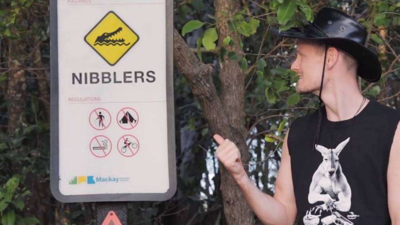 Personally, I am all for calling crocodiles nibblers. Picture: Chris Drabble/Facebook