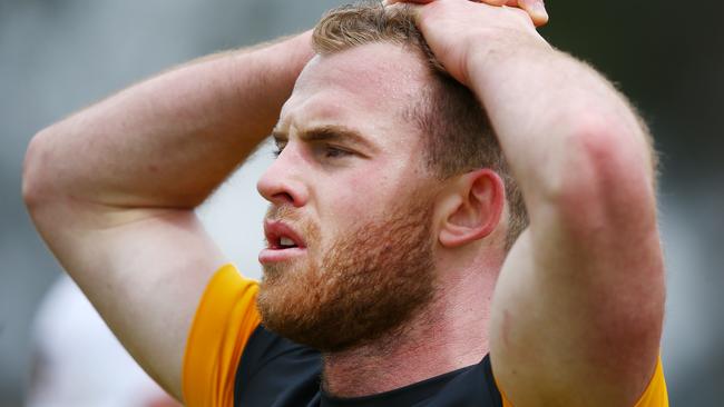 Tom Mitchell has been injured at Hawthorn training. Picture: Getty