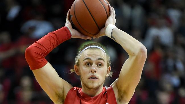 Hugh Greenwood playing for the New Mexico Lobos in 2015 in Las Vegas, Nevada. Picture: Ethan Miller/Getty Images