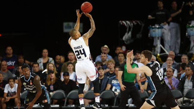 Randle had 29 points including a three-pointer with 2.7 secs left. Picture: Anthony Au-Yeung (Getty)