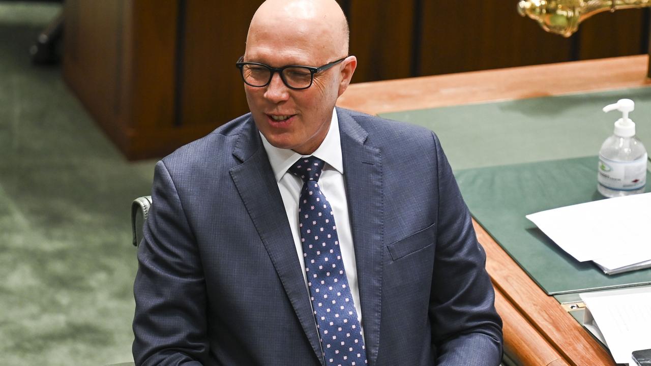 Leader of the Opposition Peter Dutton is campaigning hard against the Voice. Picture: NCA NewsWire / Martin Ollman