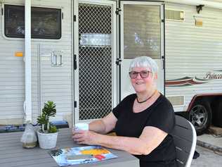 Rhonda Todd is a 'grey nomad' who has travelled around Australia several times. John McCutcheon