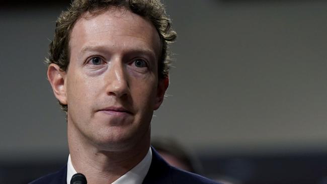 Meta, founded by US billionaire Mark Zuckerberg, is one of six tech giants issued legal notices by the eSafety Commissioner amid fears social media platforms, encrypted message services and AI are being us by terrorists and extremists. Picture: Kent Nishimura/Bloomberg