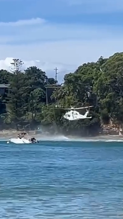 Helicopter tries to land in Bundeena after shark attack