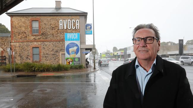 RSL CEO Kim Henshaw at the Avoca Hotel, which is in the path of the wrecking ball — should the South Rd upgrade be finished. Picture: AAP / Dean Martin