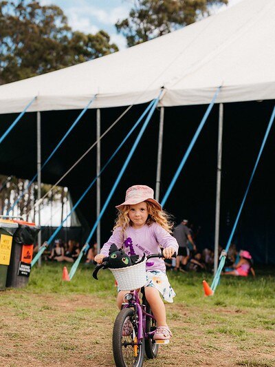 Party in the Paddock, Saturday 11 Feb 2023. Picture Claudia Ciapocha