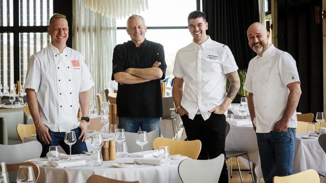 Stokehouse chefs Michael Lambie, Andrew Blake, Ollie Hansford and Maurice Esposito.