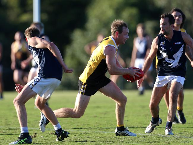 Frankston YCW captain Jie Coghlan got his side going against Edi-Asp on Saturday.  Picture: Hamish Blair