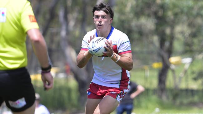 Jack Milne. Picture: Martin Ollman. SLE Laurie Daley Cup Round 2 - Monaro Colts vs Macarthur Wests Tigers  NSWRLHQ Bruce, Canberra, 17 February 2025