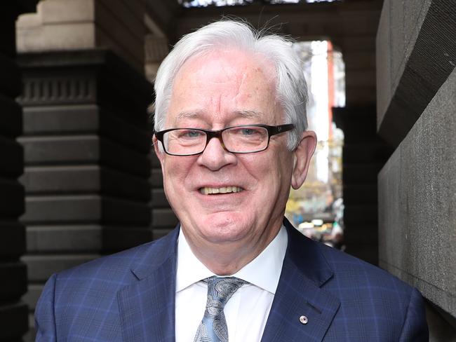 Former federal minister Andrew Robb is seen outside the Victorian Mental Health Royal Commission after he gave evidence in Melbourne, Tuesday, July 2, 2019. (AAP Image/David Crosling) NO ARCHIVING