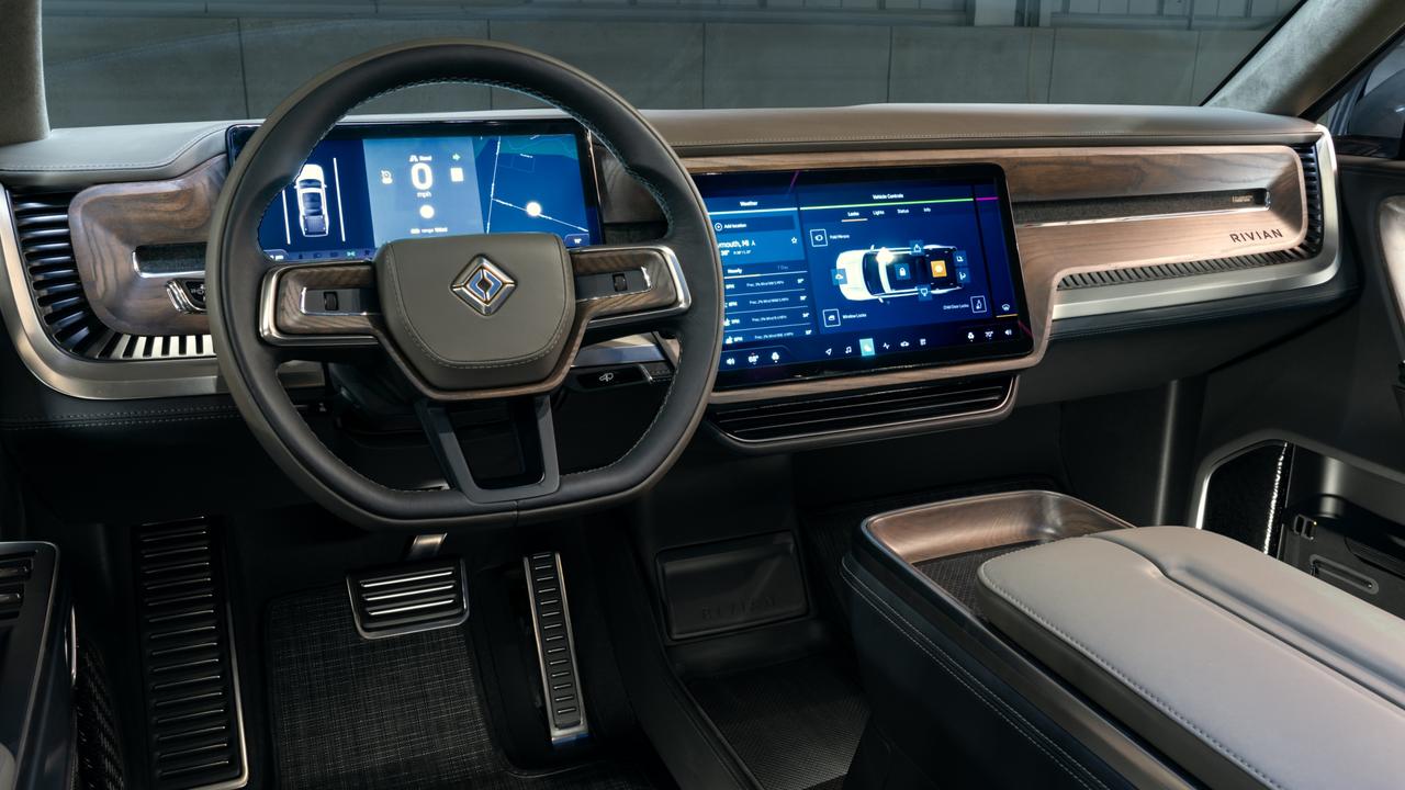 Rivian R1T concept has a premium interior.