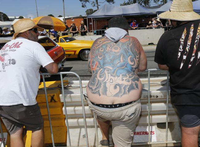 The annual Street Machine Summernats Car Festival in Canberra with thousands of car enthusiasts attend the event.Crowd numbers seemed to be considerably down on previous years. Picture: Gary Ramage