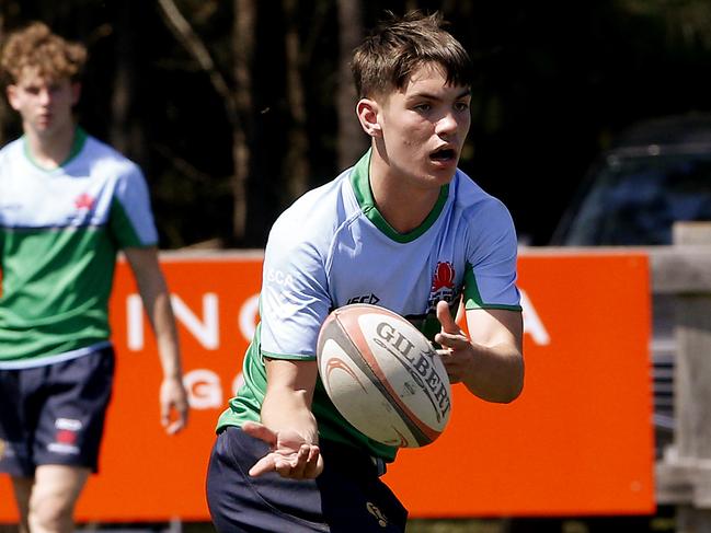 Samuel Polley had two tries to help Parramatta to victory. Picture: John Appleyard