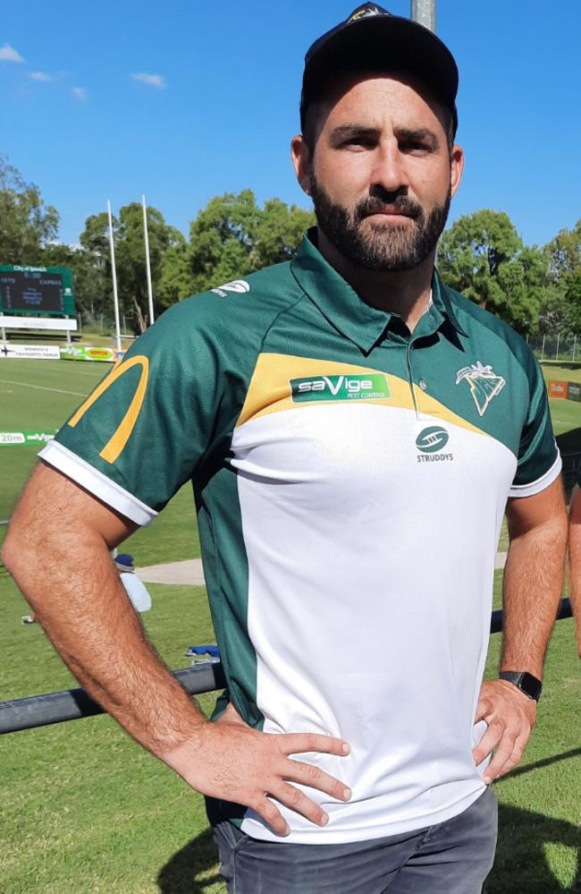 Ipswich Jets Colts and Ipswich State High year 7 coach Josh Seage