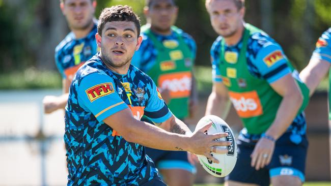 Ash Taylor is battling at the Titans. Picture: Gold Coast Titans