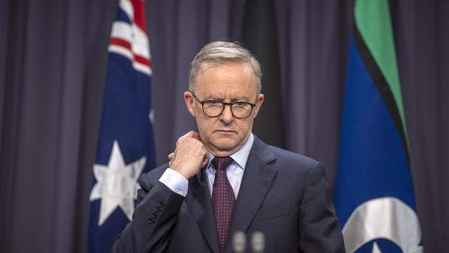 Prime Minister Anthony Albanese at Parliament House in Canberra. Picture: Gary Ramage