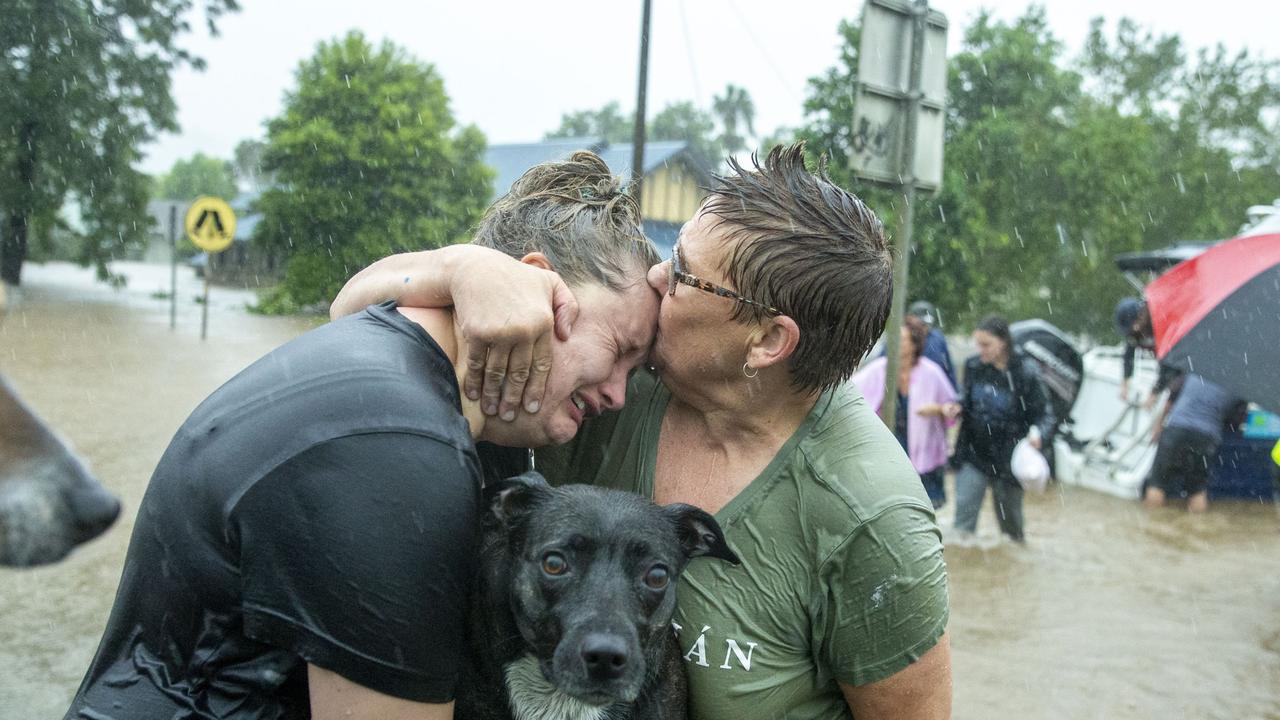 SES crew rescued countless residents and pets from flooding in Lismore, NSW. Picture: Media Mode