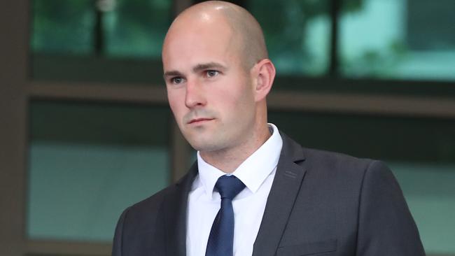 Thomas Sewell is facing charges over an alleged assault on a Channel 9 security guard. Picture: David Crosling