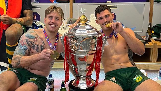 Cameron Munster (left) will resume training in early January after a massive season.