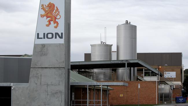 The Lion speciality cheese factory at Burnie.