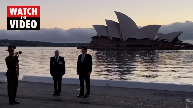 Remembrance Day 2020: Last Post played outside Sydney Opera House