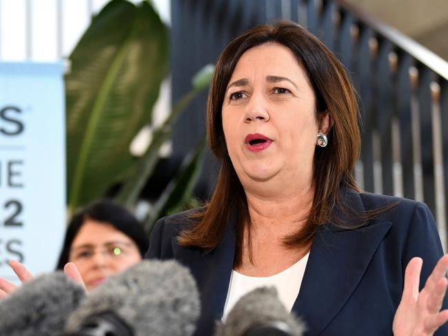 Queensland Premier Annastacia Palaszczuk has accused the Treasurer Josh Frydenberg of being out of touch with Queensland. Picture: NCA NewsWire / Dan Peled