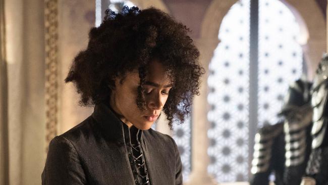 Nathalie Emmanuel, as Missandei, says fans had no right to ask for a do-over of the final season. Photo: Helen Sloan/HBO