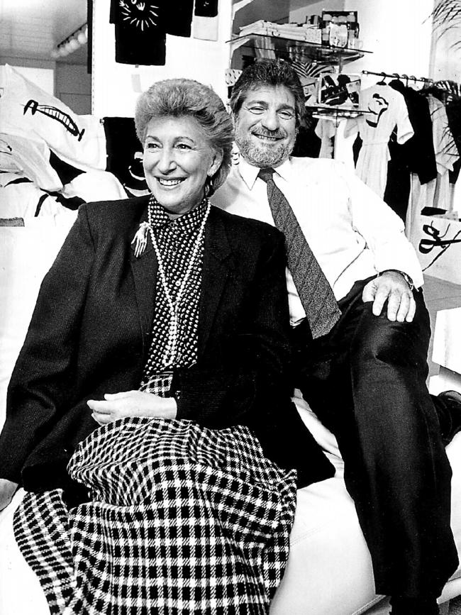 Peter and Adele Weiss in 1987. Picture: Paul Johns