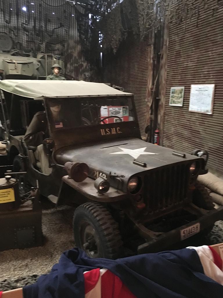 A 1943-44 Willys Jeep.