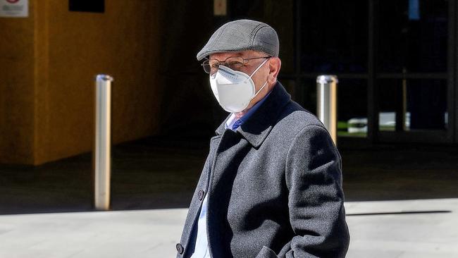 Gerald Medici told the Coroners Court of Victoria on Tuesday that another priest told him Fr Bongiorno had an alibi on the day of the murder. Picture: NCA NewsWire / Ian Currie