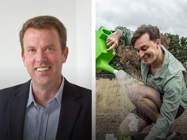 Liberal MP Dan Tehan and Independent Alex Dyson are the leading frontrunners in the first preference vote count for Wannon, however an announcement of the winner is yet to come. Picture: Supplied