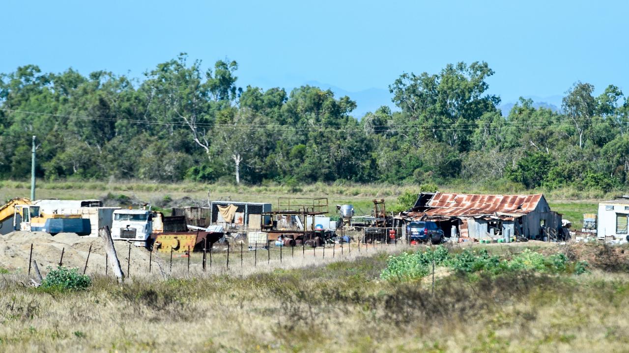 A picture of the alleged gunman Darryl Young’s property.