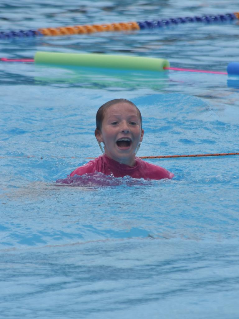 PARTY TIME: There were plenty of splatters and splashes at Dalby's pool party on Saturday.