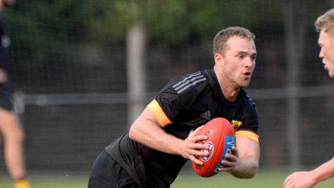 Tom Mitchell is in doubt for Round 1. Picture: Andrew Henshaw