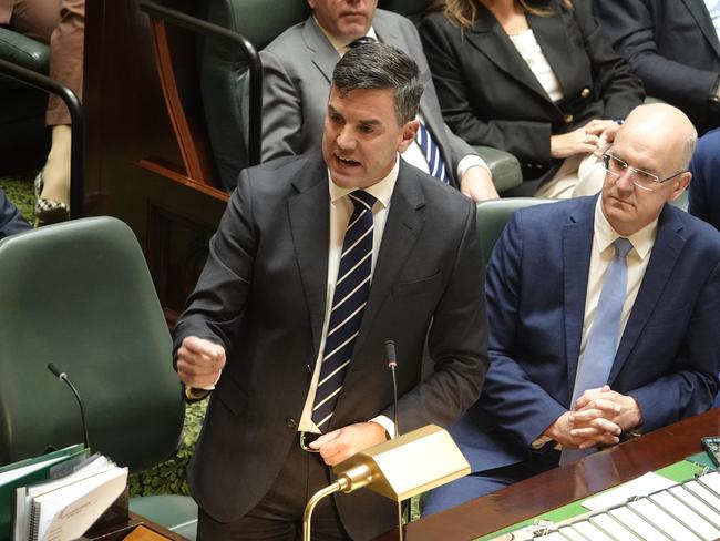 New Opposition leader Brad Battin has been caught in the crossfire of the Deeming v Pesutto case. Picture: Valeriu Campan