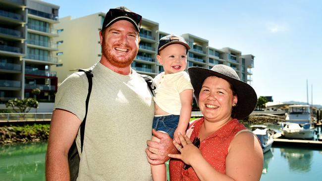 Mother's Day at Anzac Park; Kris and Danielle Hodder with Austin 17m