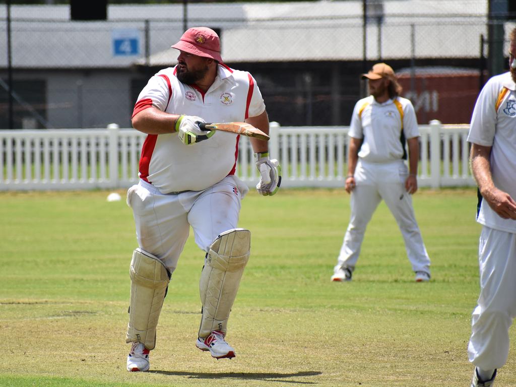 South Services batsman Tom Kroehnert against GDSC Easts/Westlawn Crown Hotel at Ellem Oval on Saturday, February 5, 2021.