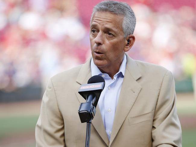 Cincinnati Reds television broadcaster Thom Brennaman. (Photo by Joe Robbins/Getty Images)