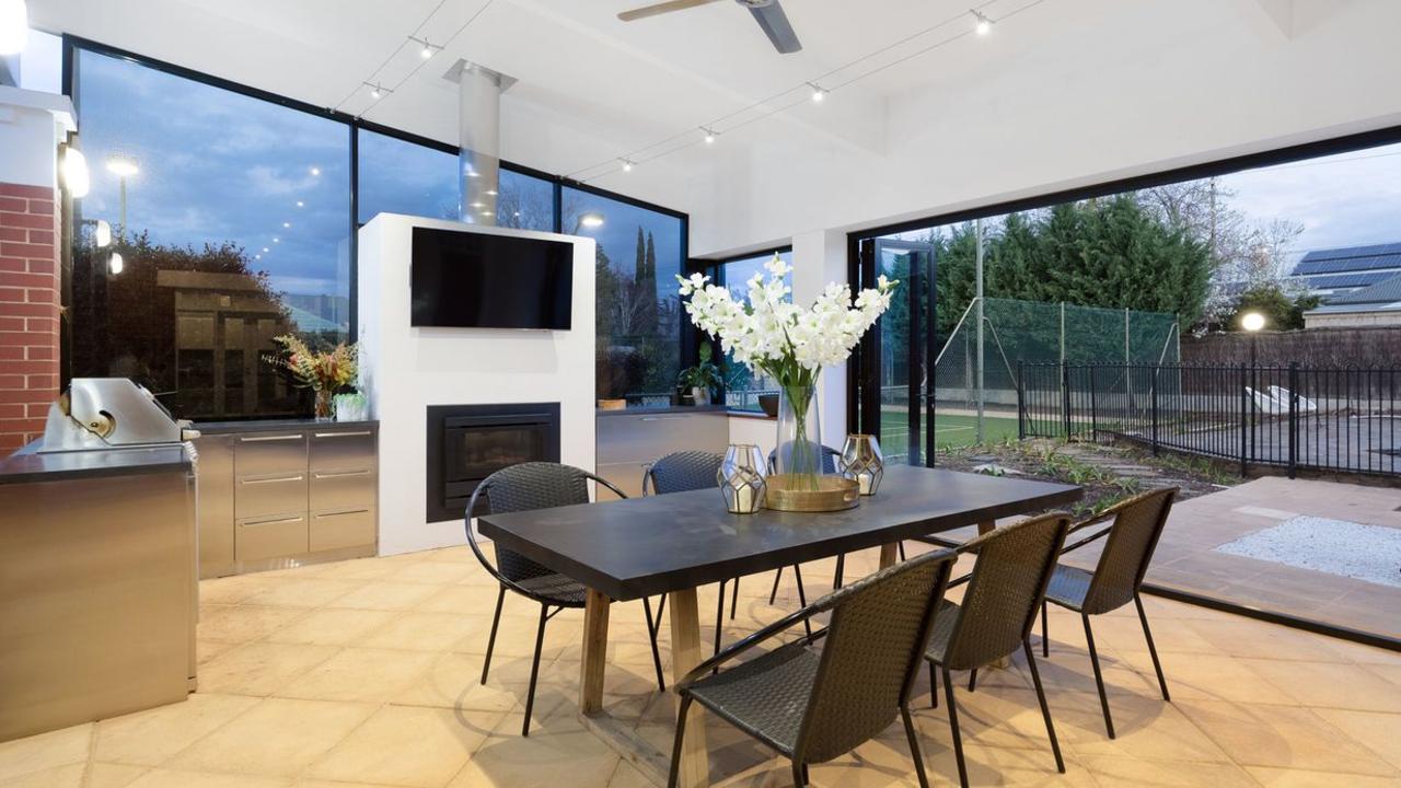 There is also a spacious outdoor space … Picture: realestate.com.au