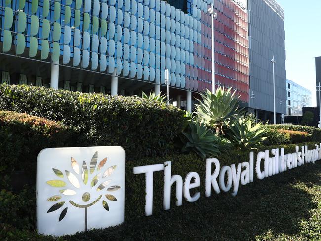 The child was rushed to the Royal Children’s Hospital after he was found blue, unresponsive and on a vomit-covered pillow in his cot in February 2015. Picture: Robert Cianflone/Getty Images