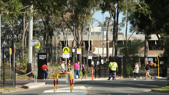 The $40m school on Sydney’s north shore opened amid great fanfare in 2019 due to its non-conventional approach that shuns classrooms, subjects, year levels and grades in favour of student-directed project-based learning. Picture: Tim Hunter.