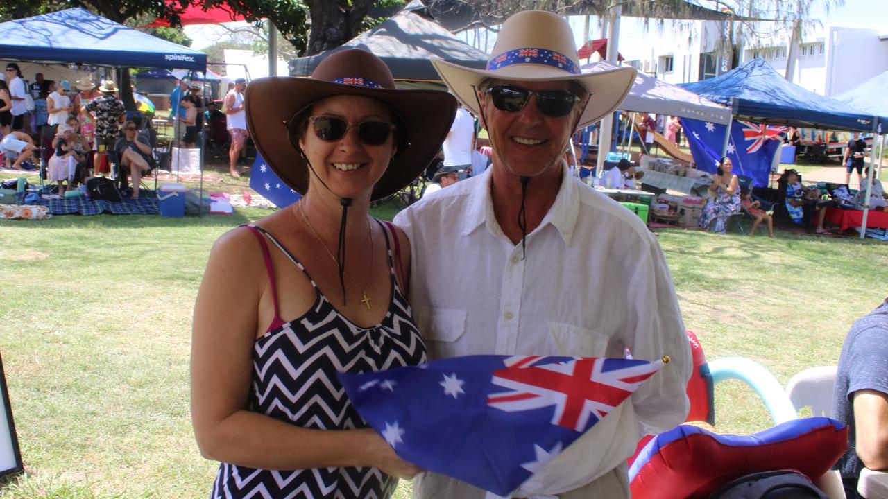 Kerriann and Fred Miller enjoyed the Bundaberg Great Australian Bites festival on Australia Day 2024.