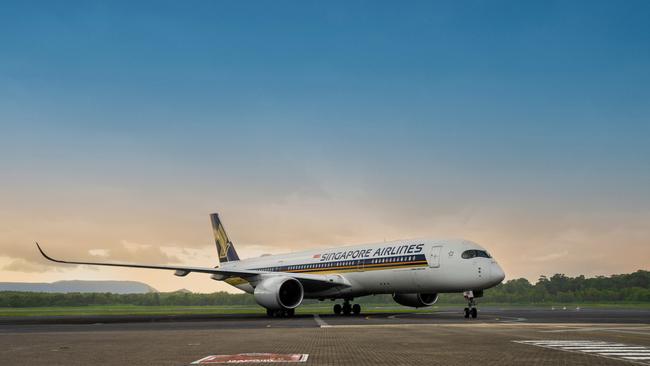 Singapore Airlines has launched its brand new A350 service to Cairns. Photo: Supplied